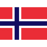 Trem Bandiera poliestere Norvegia