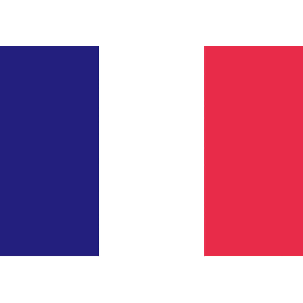 Trem Polyester Flagge Frankreich