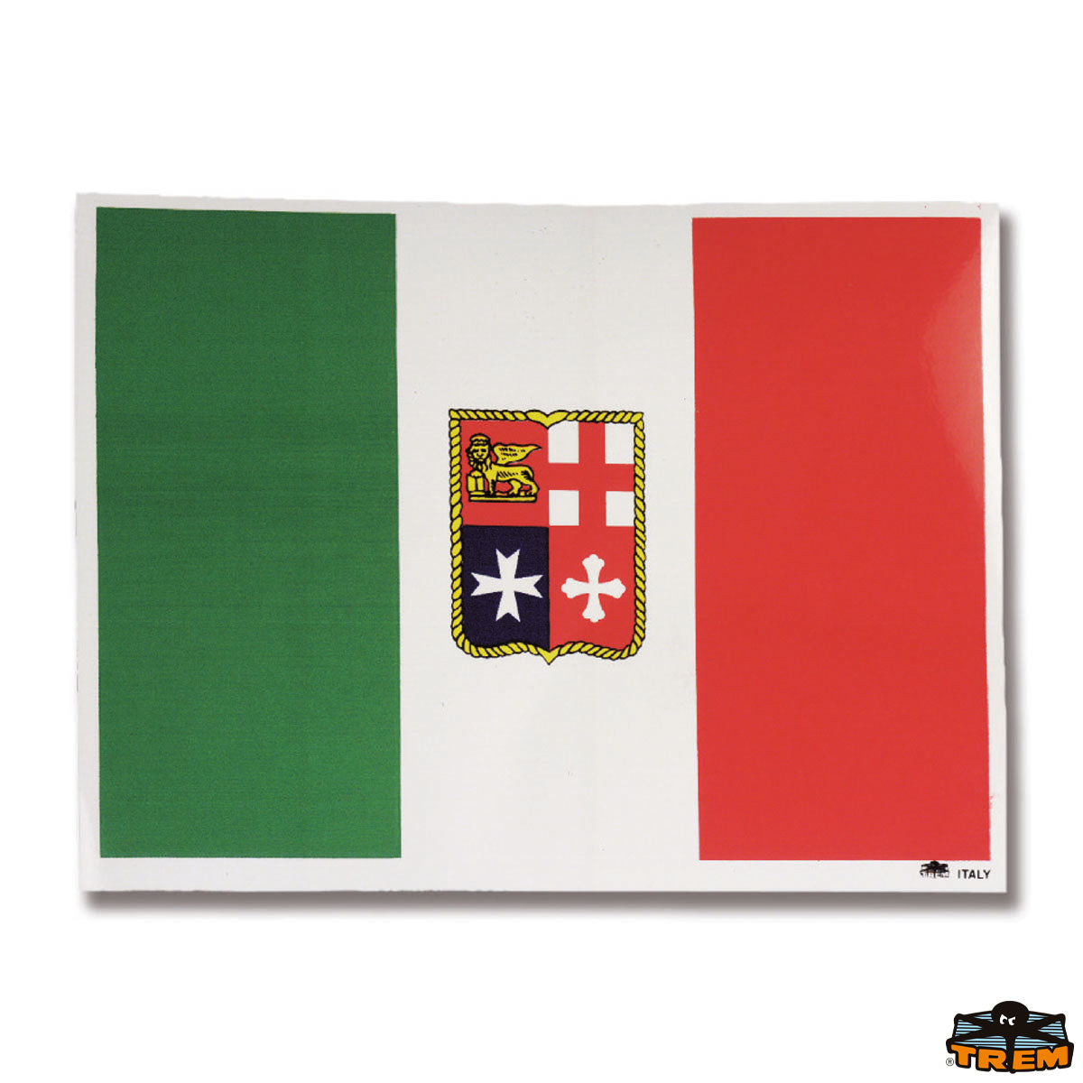 Trem Bandiera Adesiva italiana