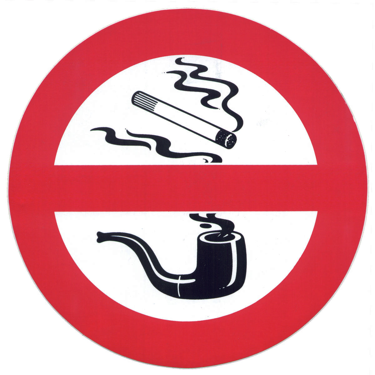 Trem Divieti autoadesivi no smoking - 10 PC.