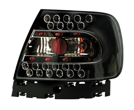 Pilot Coppia fanali posteriori LED - compatibile per Audi A4 (1/95-11/00) - Nero