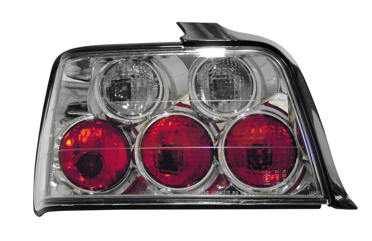 Pilot Coppia fanali posteriori - compatibile per Bmw E36 (9/90-3/98) - Cromo