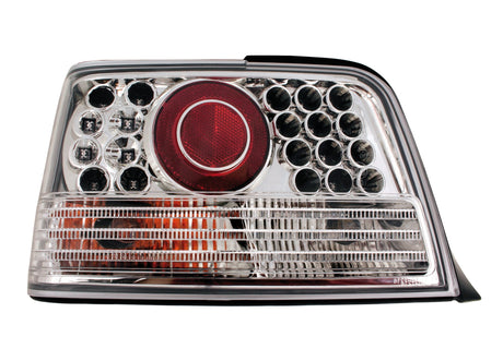 Pilot Coppia fanali posteriori LED - compatibile per Bmw E36 (9/90-3/98) - Cromo