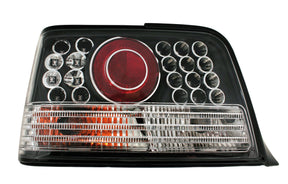 Pilot Coppia fanali posteriori LED - compatibile per Bmw E36 (9/90-3/98) - Nero