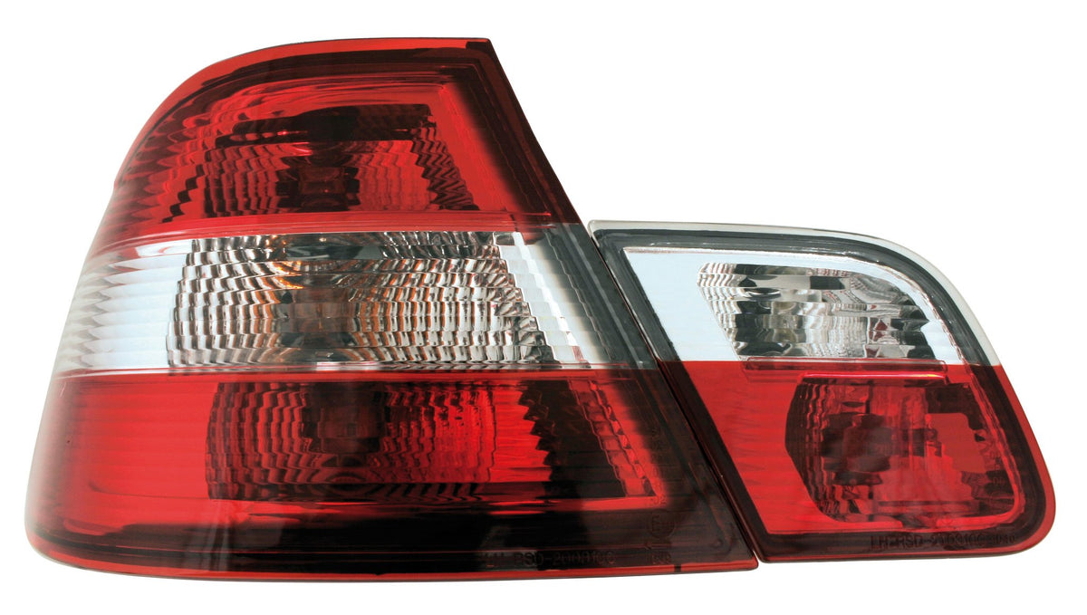 Pilot Coppia fanali posteriori - compatibile per Bmw E46 (1999-2002) - Crystal