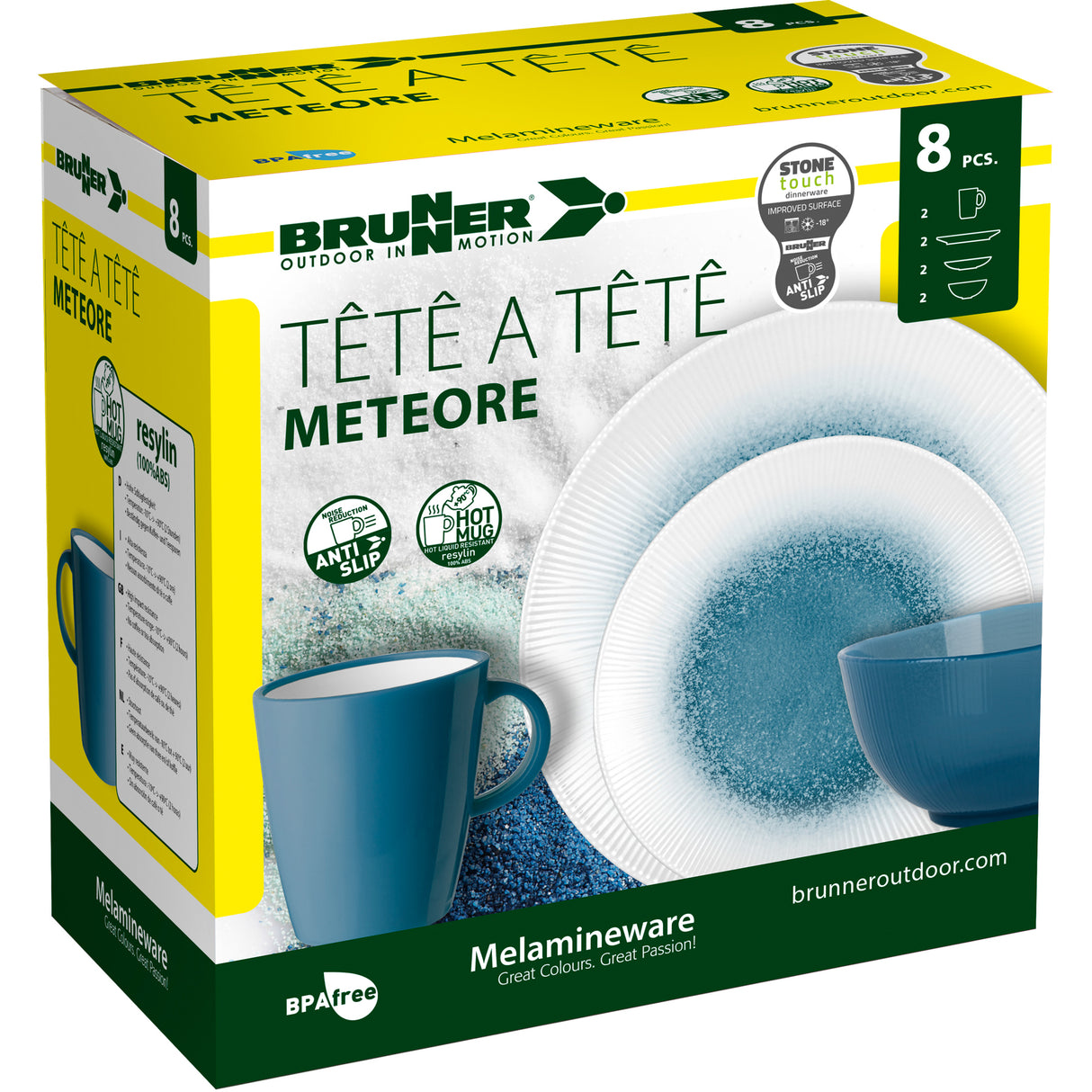 Brunner Tete-a-tete Set Meteore Azur