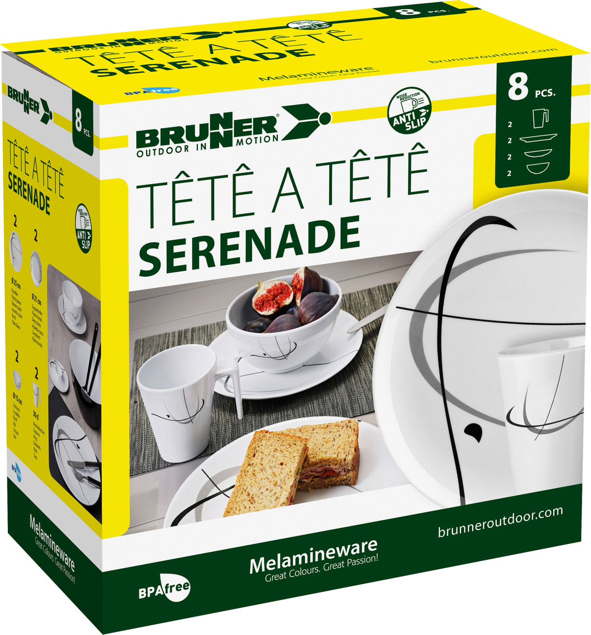 Brunner Set tete-a-tete Serenade 8 pz 0830143N.C6A