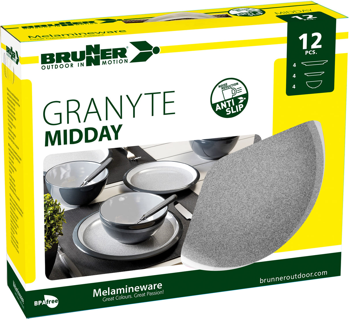 Brunner Mittagsset Granyte
