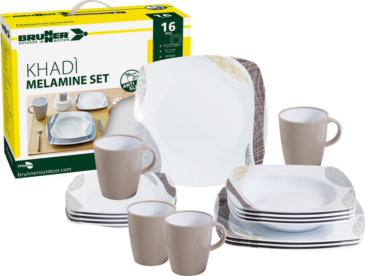 Juego de melamina Brunner Khadi
