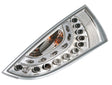 Pilot Coppia fanali posteriori LED - compatibile per Ford Focus (10/98-12/04) - Cromo
