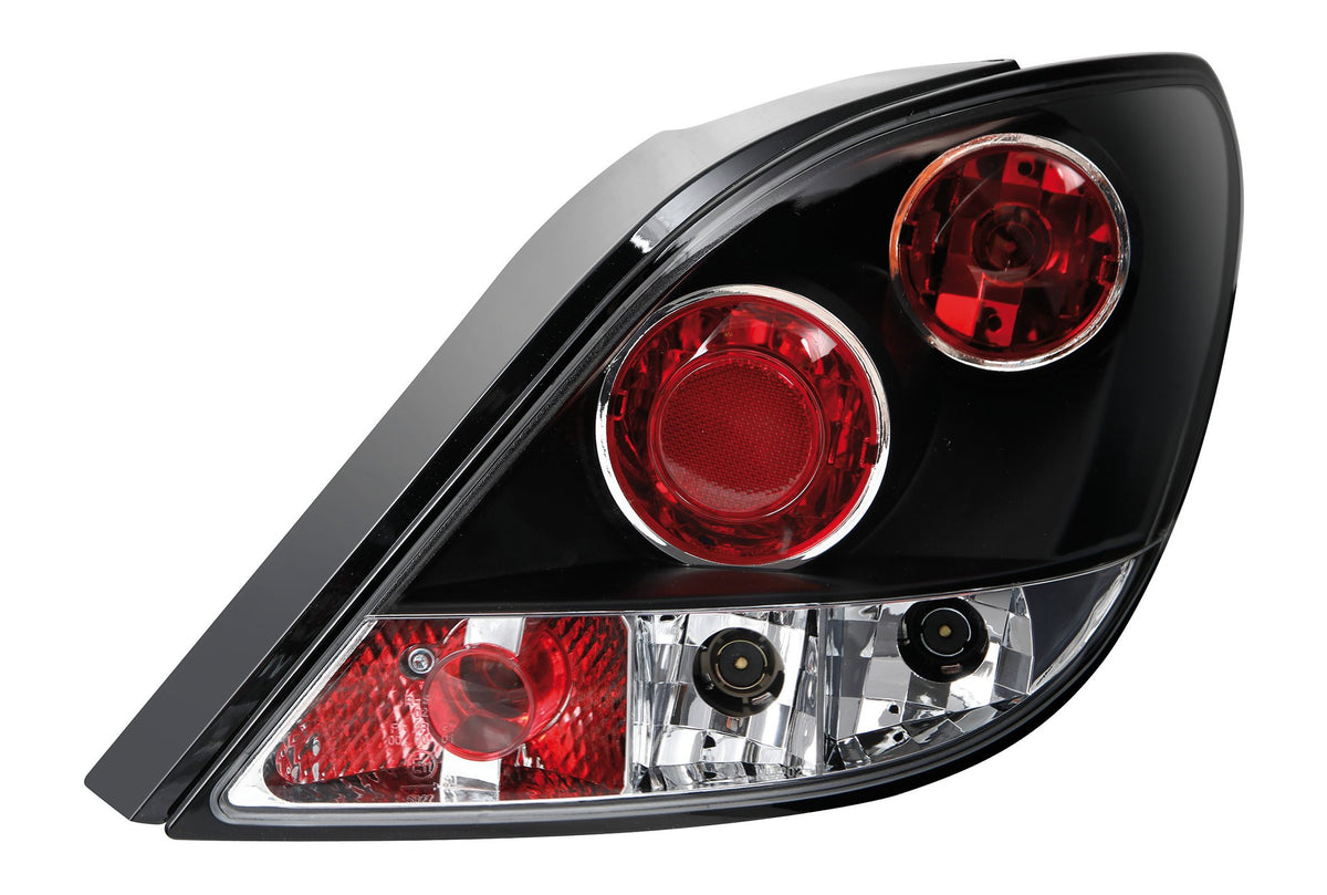 Pilot Coppia fanali posteriori - compatibile per Peugeot 207 (5/06>) - Nero