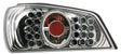Pilot Coppia fanali posteriori LED - compatibile per Peugeot 306 (5/93-7/01) - Cromo