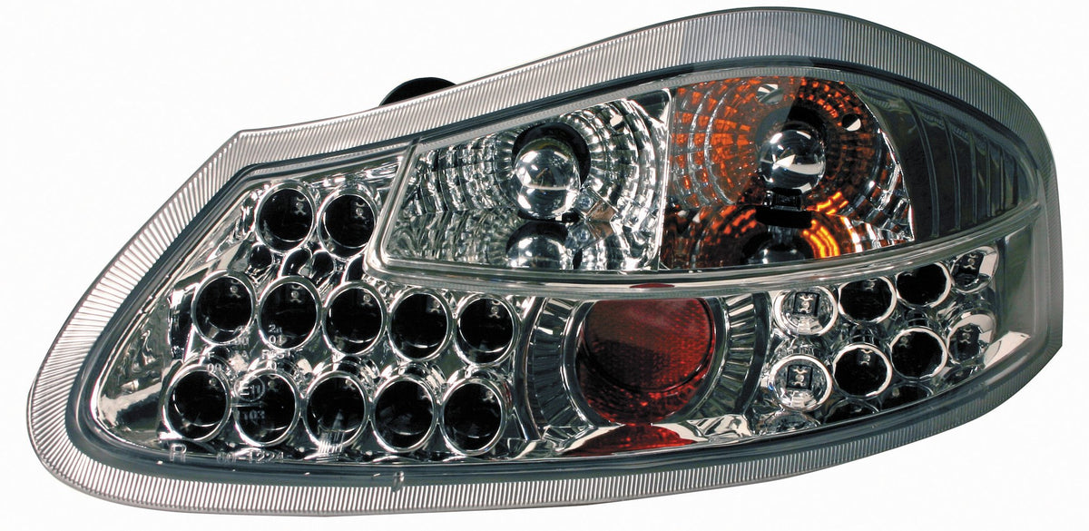 Pilot Coppia fanali posteriori LED - compatibile per Porsche Boxster (9/96-10/04) - Cromo