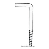 Osculati Edelstahl-Schraubhaken 09.035.01