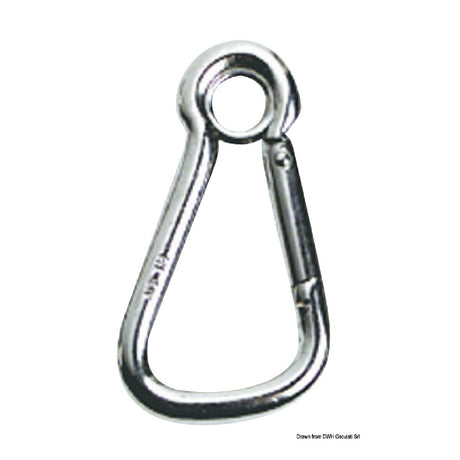 Osculati Moschettone in acciaio inox a grande apertura con occhio 09.178.06