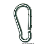 Mosquetón de acero inoxidable AISI 316 de Osculati 09.187.03