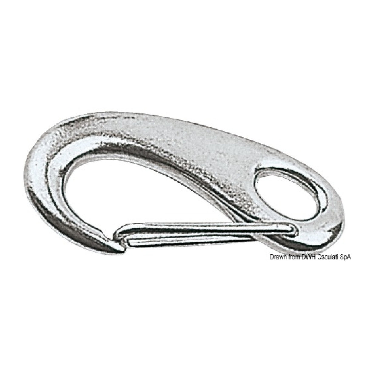Osculati Moschettone in acciaio inox con apertura a molla 09.247.10