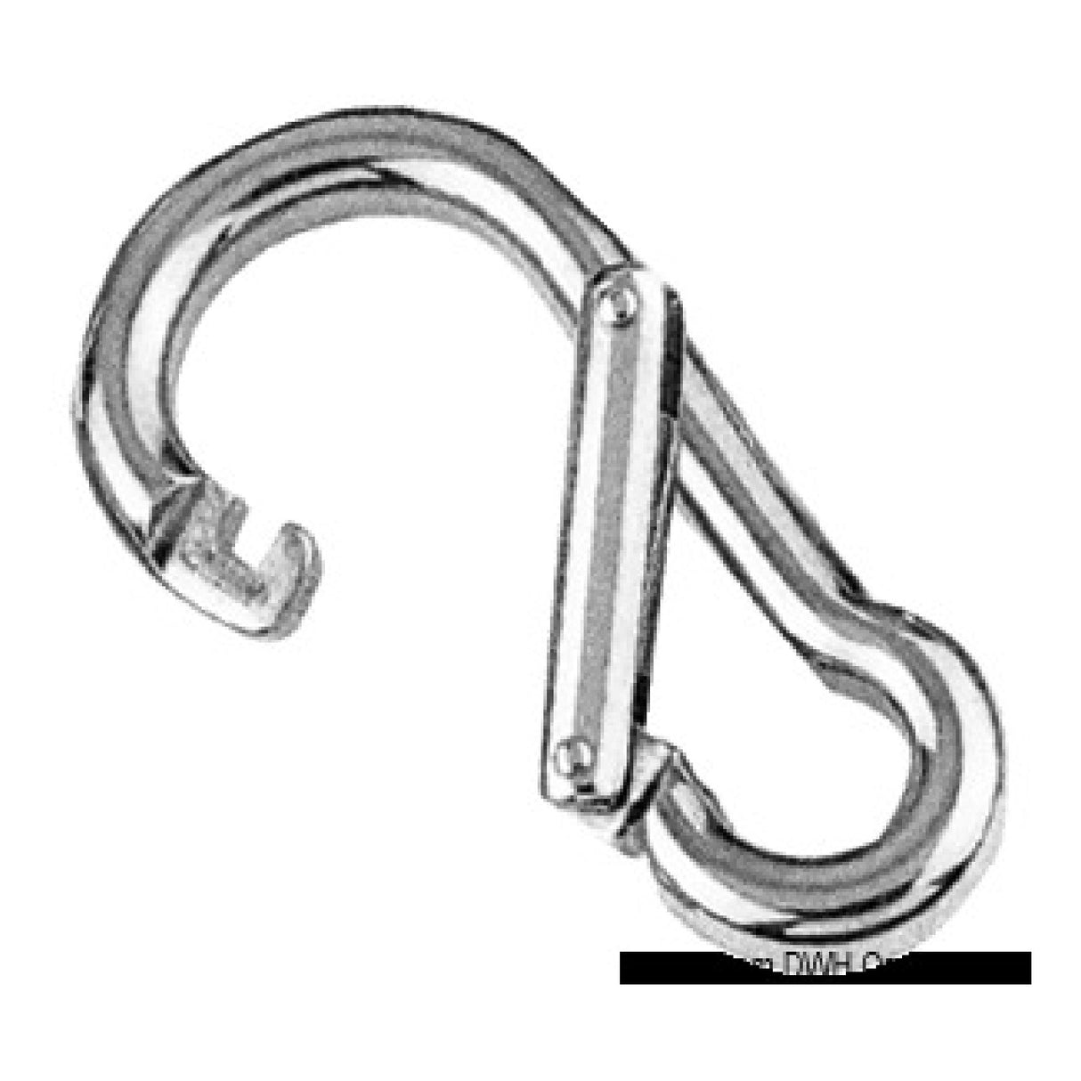 Osculati Moschettone in acciaio inox con apertura asimmetrica 09.590.08