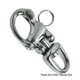 Osculati Doppelgelenk-Karabinerhaken aus Edelstahl für Spinnaker, Fallen und diverse andere Anwendungen 09.846.01