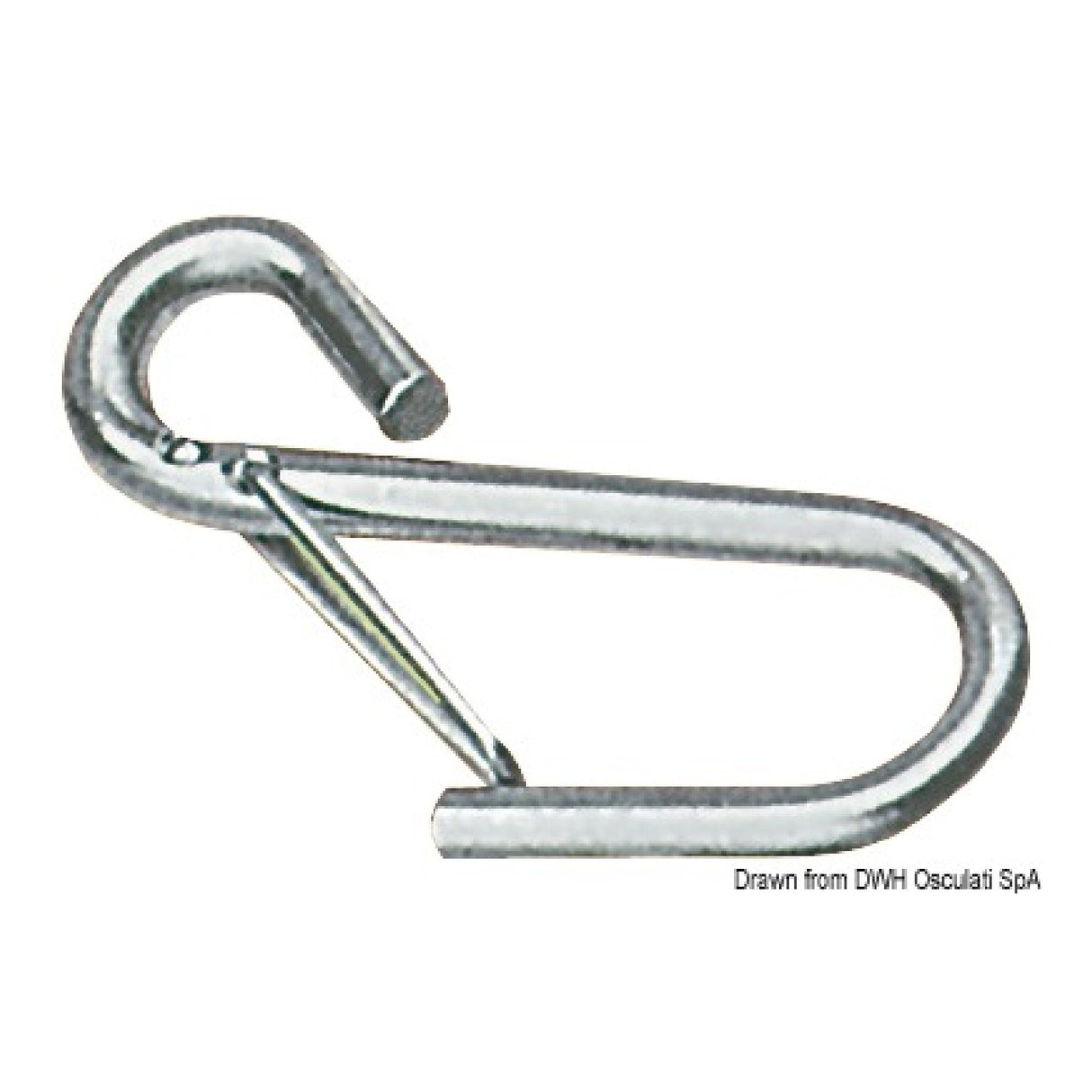 Osculati Edelstahl-Federhaken 09.847.00