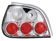 Pilot Coppia fanali posteriori - compatibile per Renault Megane (3/99-12/01) - Cromo
