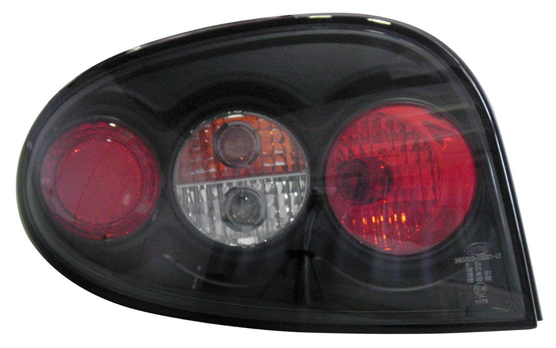 Pilot Coppia fanali posteriori - compatibile per Renault Megane (9/99-9/03) - Nero