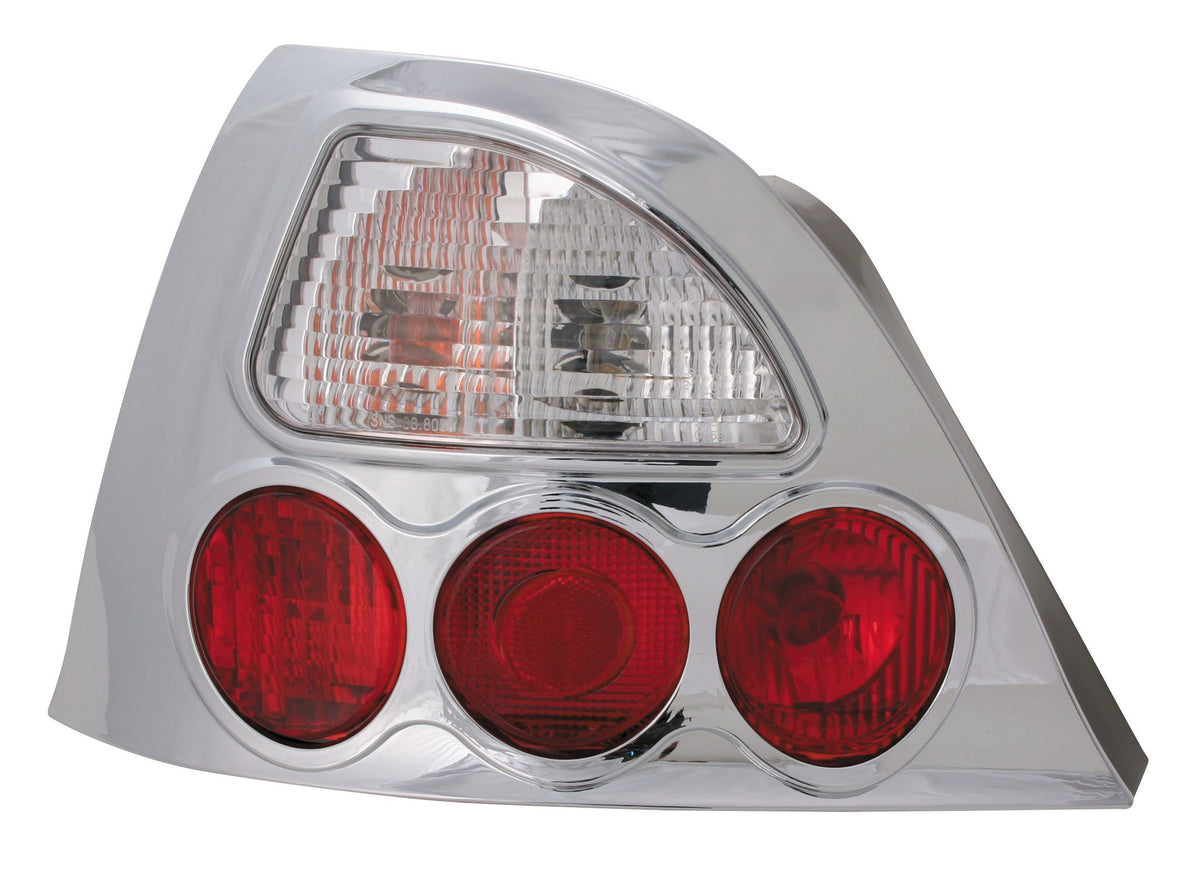 Pilot Coppia fanali posteriori - compatibile per Rover 200/25 - MG ZR (11/95-5/05) - Cromo