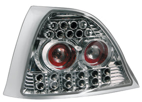 Pilot Coppia fanali posteriori LED - compatibile per Rover 200/25 - MG ZR (11/95-5/05) - Cromo