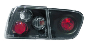 Pilot Coppia fanali posteriori - compatibile per Seat Ibiza (8/99-2/02) - Nero