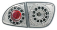 Pilot Coppia fanali posteriori LED - compatibile per Seat Leon (11/99>9/05) - Cromo