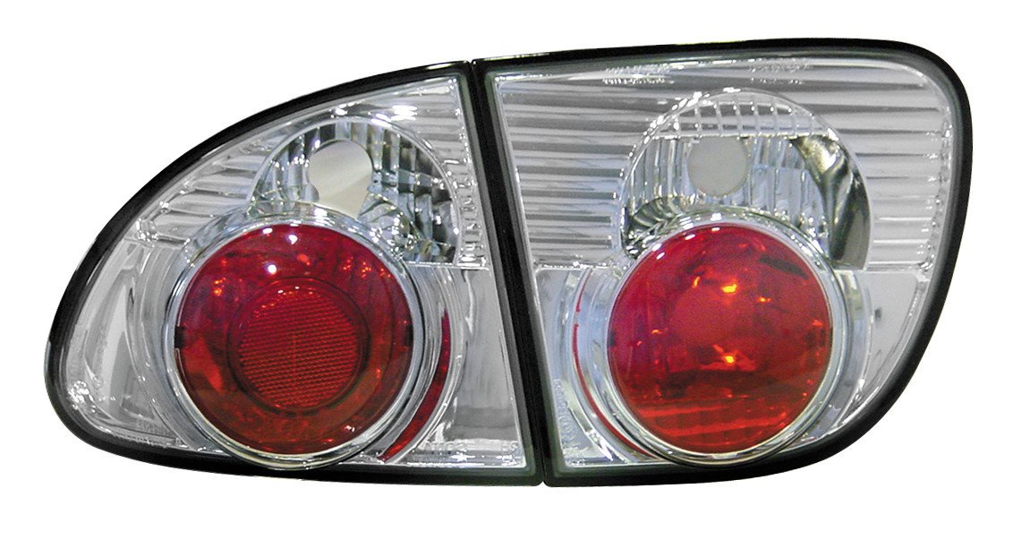 Pilot Coppia fanali posteriori - compatibile per Seat Leon (11/99>9/05) - Cromo