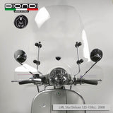 Biondi Parabrezza Mod. Z Trasparente + Kit Attacchi Vespa PK 50 Rush 1988