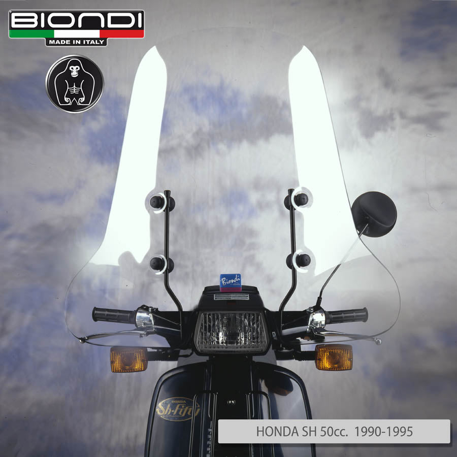 Biondi Parabrezza Club Piaggio Vespa Special 1985 con Kit Attacchi