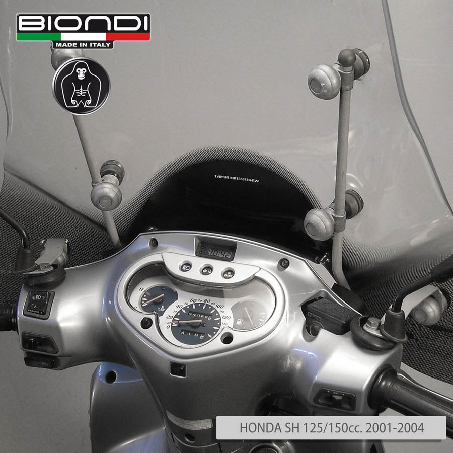 Biondi Parabrezza Z Honda SH 125/150 2001-2004 con Kit Attacchi