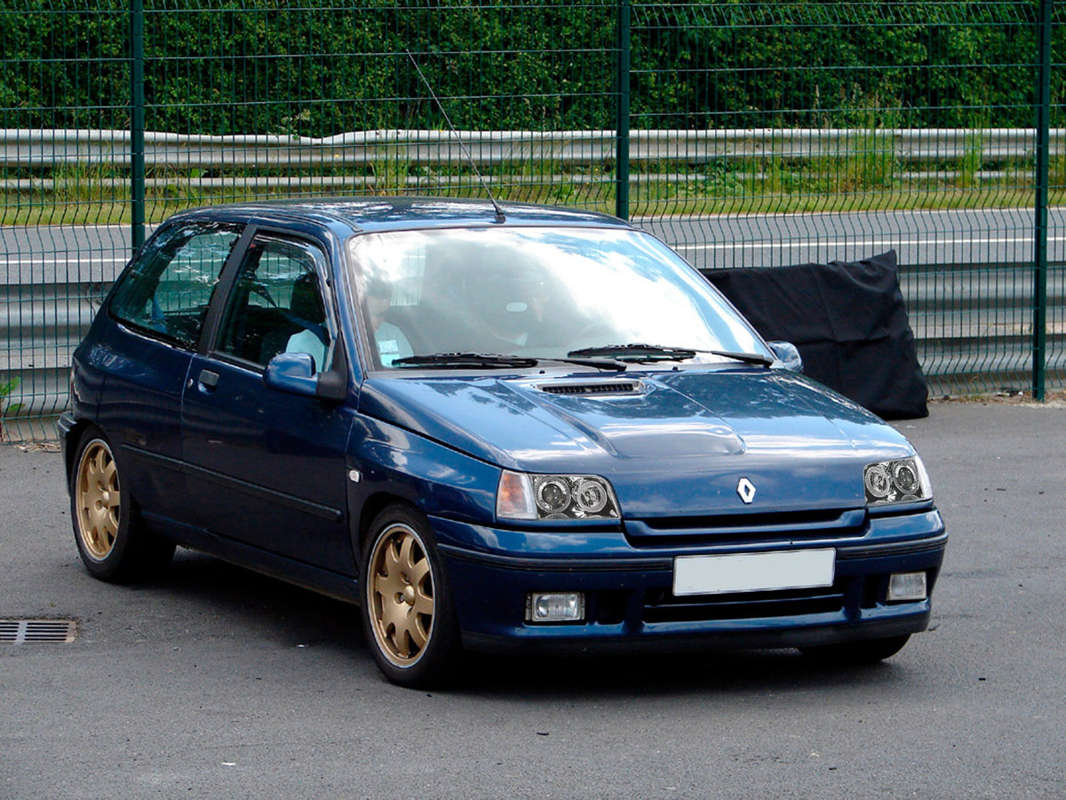 Pilot Coppia fanali anteriori Angel-Eyes - compatibile per Renault Clio (9/90-2/96) - Cromo