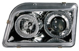 Pilot Coppia fanali anteriori Angel-Eyes - compatibile per Renault Clio (9/90-2/96) - Cromo