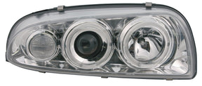 Pilot Coppia fanali anteriori Angel-Eyes - compatibile per Ford Fiesta IV (8/951/02) - Cromo