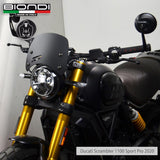 Biondi Cupolino Caffè Nero Satinato Ducati Scrambler 400/800/1100 - MPN 8010388
