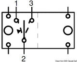 Interruttore ON-OFF-(ON) singolo polo 2 lam 12 V