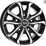 OZ MSW 48 Van cerchio in lega 6.5x16" 5/118 Gloss Black Full Polished