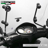 Biondi Kit Attacchi Parabrezza per HP Power Iron, Moto BI Pesaro, Piaggio Typhoon 50 2T