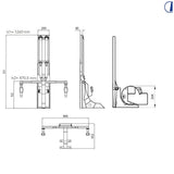 Di-Tec Kit struttura frontemarcia per Ducato Special con predisposizione Combi h 1265 mm