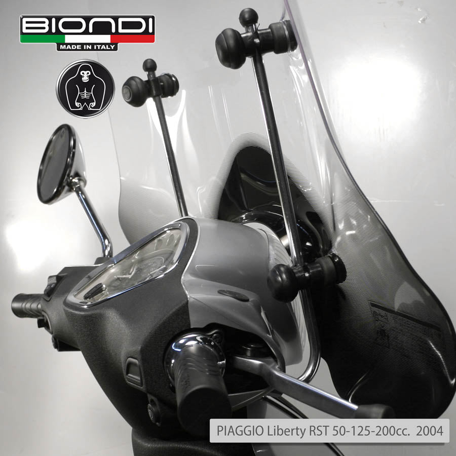 Biondi Cupolino Little Club Fumé Vespa LX 50/125/150 2005-2007 - Con Attacchi