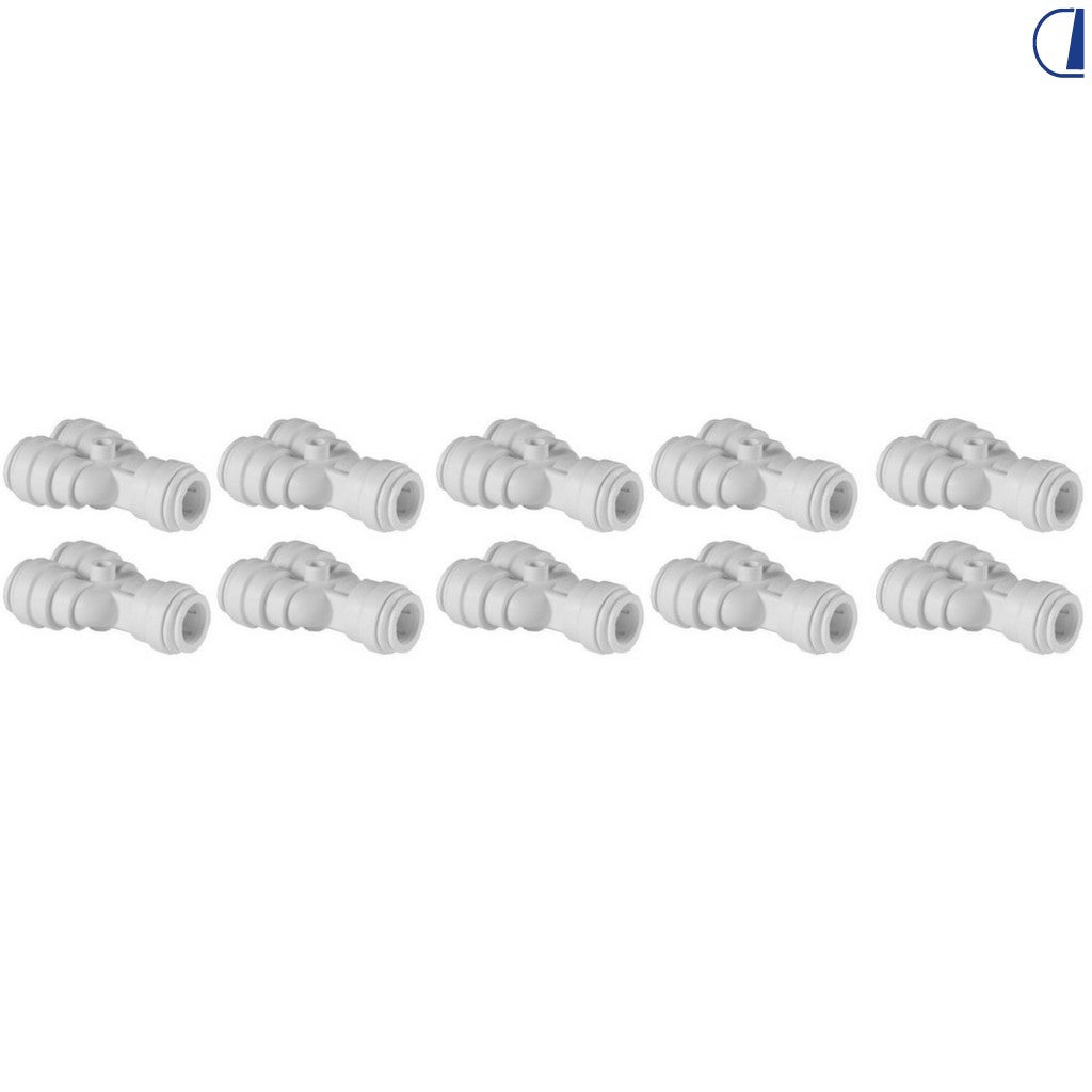Raccordo JG a Y intermedio 12 mm per impianto idraulico camper – conf. 10 pz