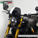 Biondi Cupolino Sport Fumè Scuro Ducati Scrambler 400 / 800 / 1100 - MPN 8010406