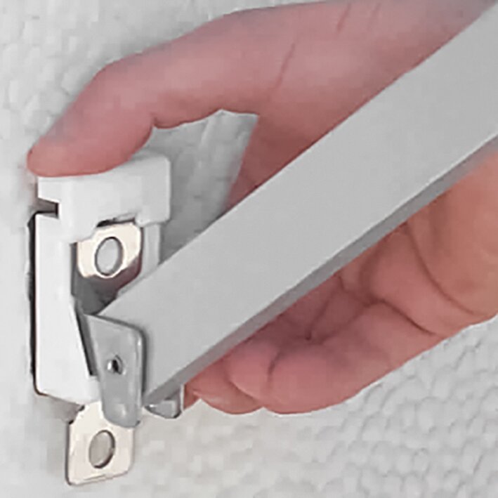 Fiamma Supporto a parete in PVC bianco per F45/F50/F55 – conf. 2 pz