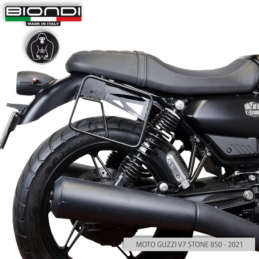 Biondi Telaietto Laterale Destro per Borse Moto Guzzi V7 850 e V7 Sport