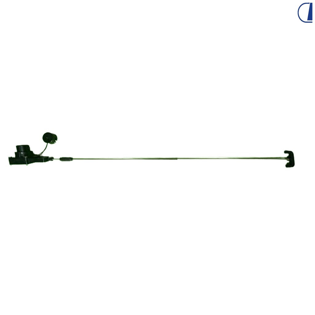 FAP Valvola di scarico 1"1/2 flangia piana con asta 115 cm