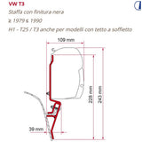Fiamma Kit adattatore VW T3 per tendalino F45
