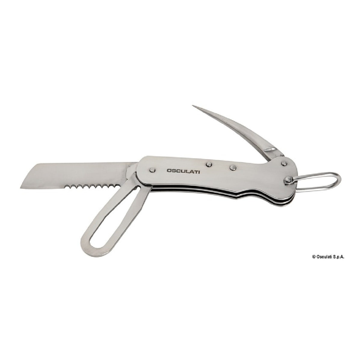 Cuchillo de vela de acero inoxidable Osculati 10.285.10
